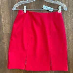 Cache red skirt NWT size 4